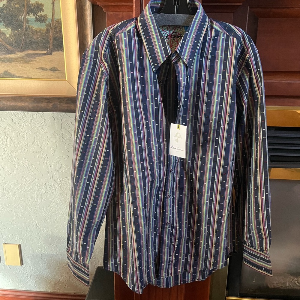 Robert Graham Stripped Button Down